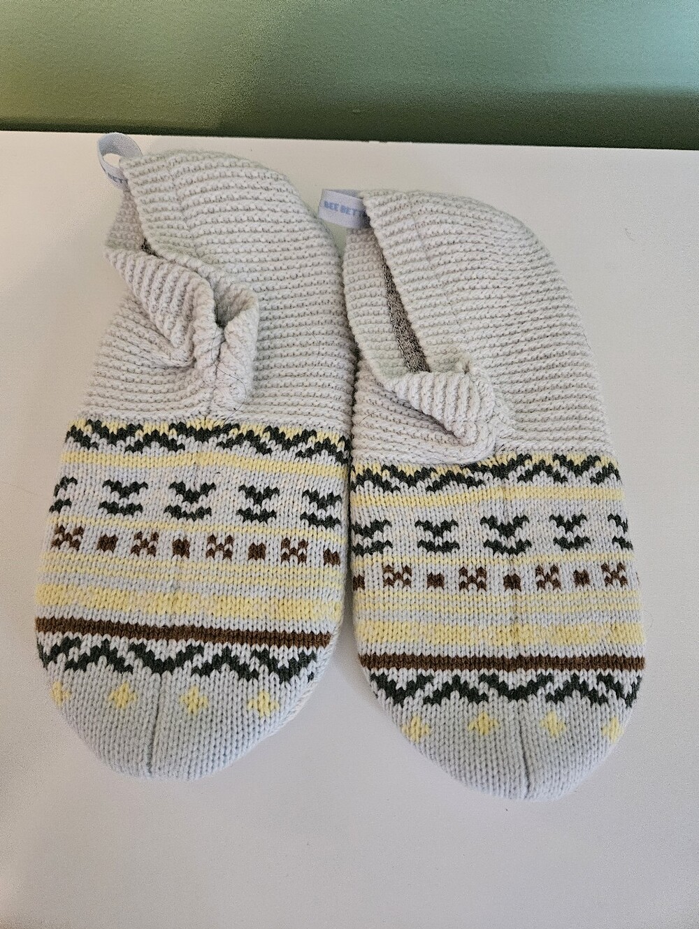 Bombas Gripper Slipper Knit Slipper Socks